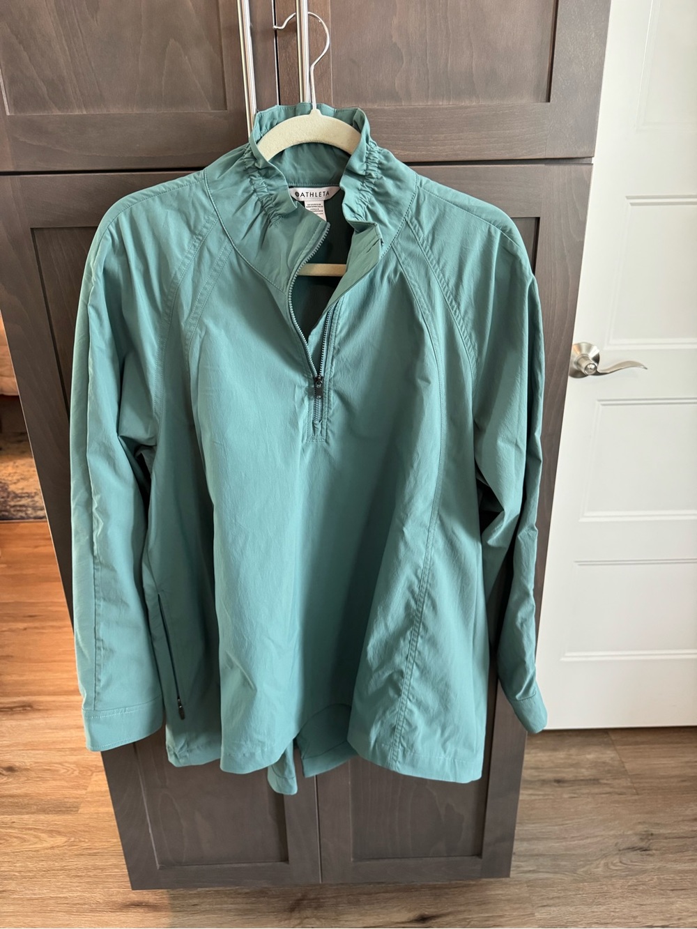 Athleta Women’s Teal Lightweight Quarter-Zip Pullover
